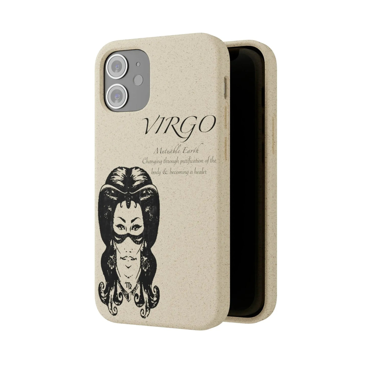 Virgo Zodiac Biodegradable Phone Case Printify