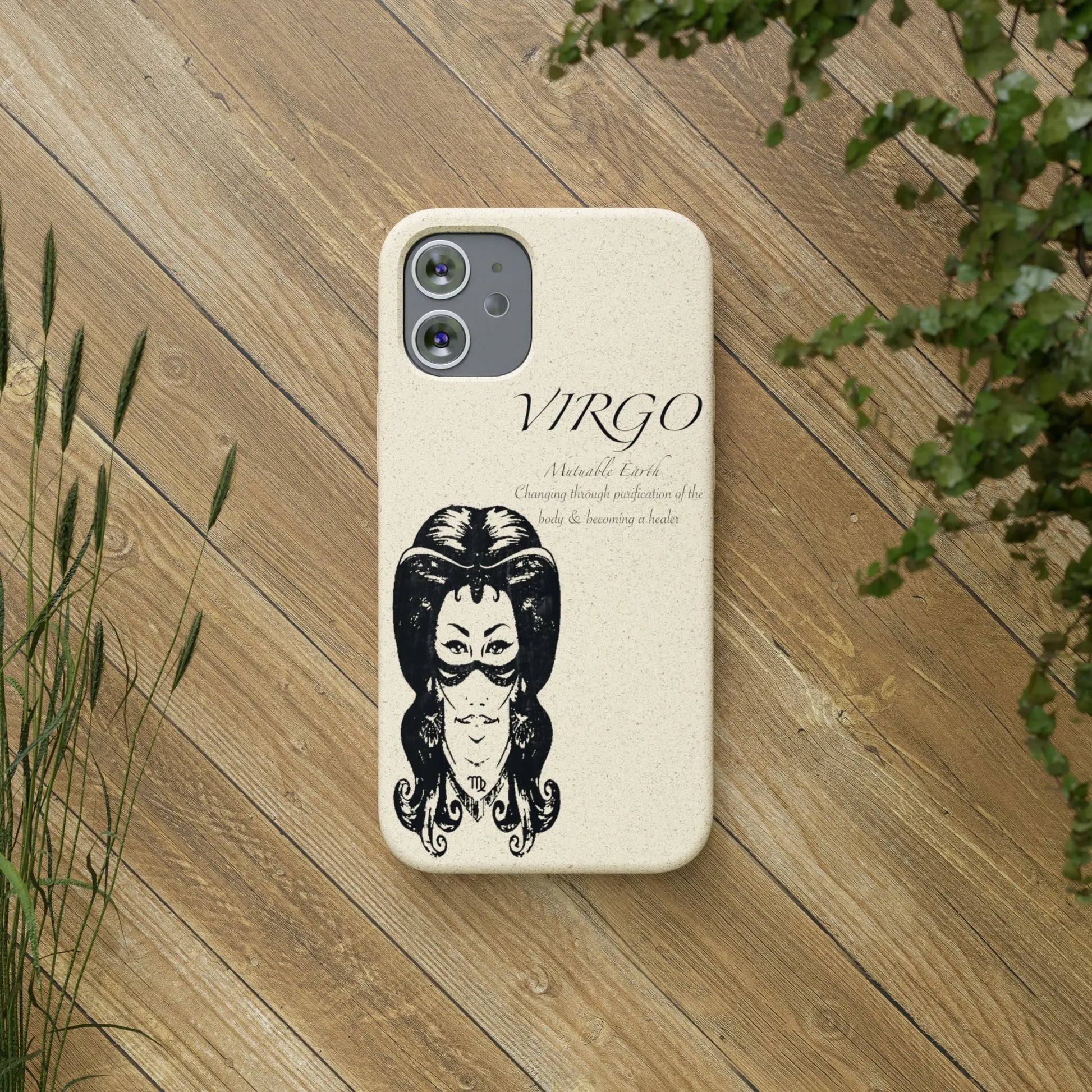 Virgo Zodiac Biodegradable Phone Case Printify