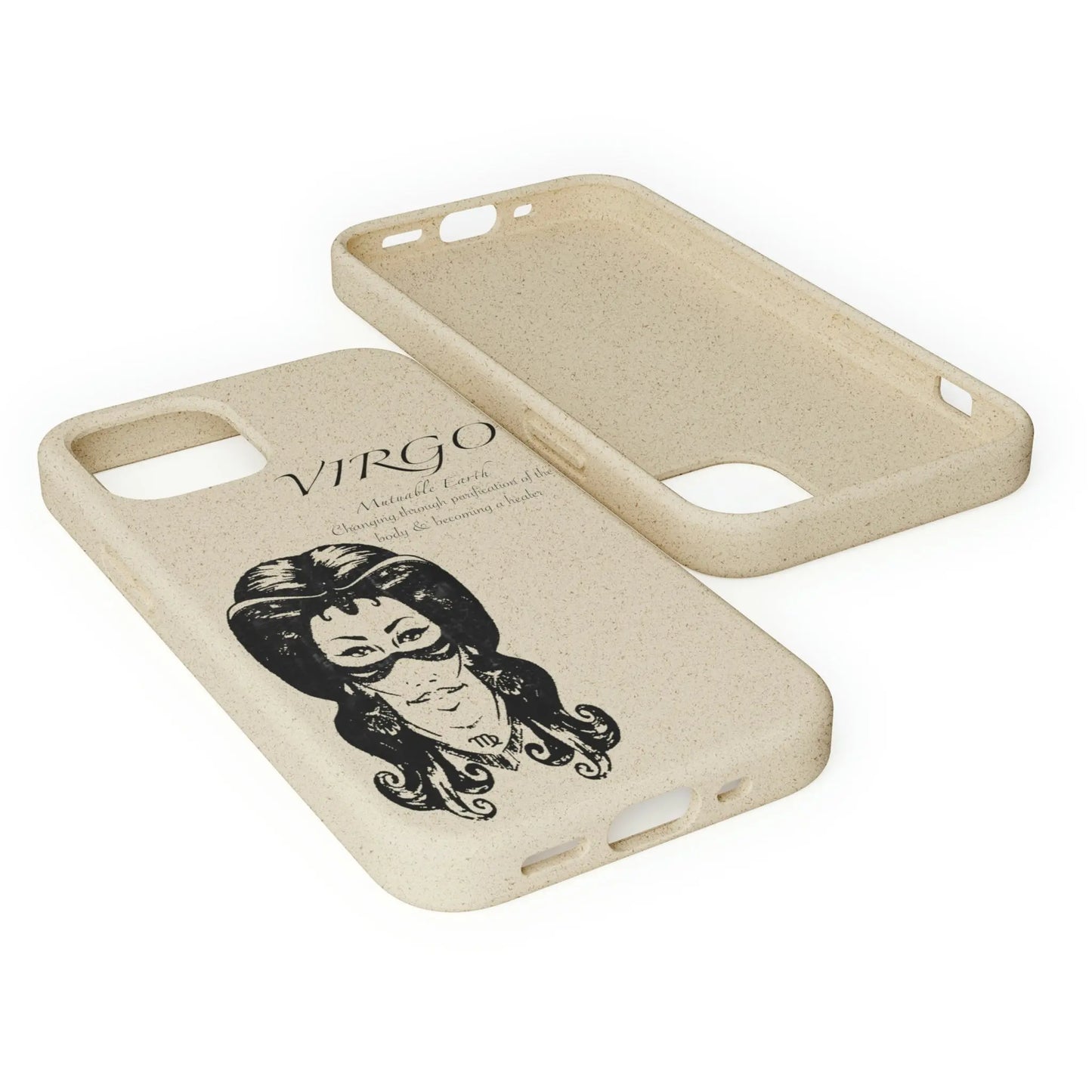 Virgo Zodiac Biodegradable Phone Case Printify