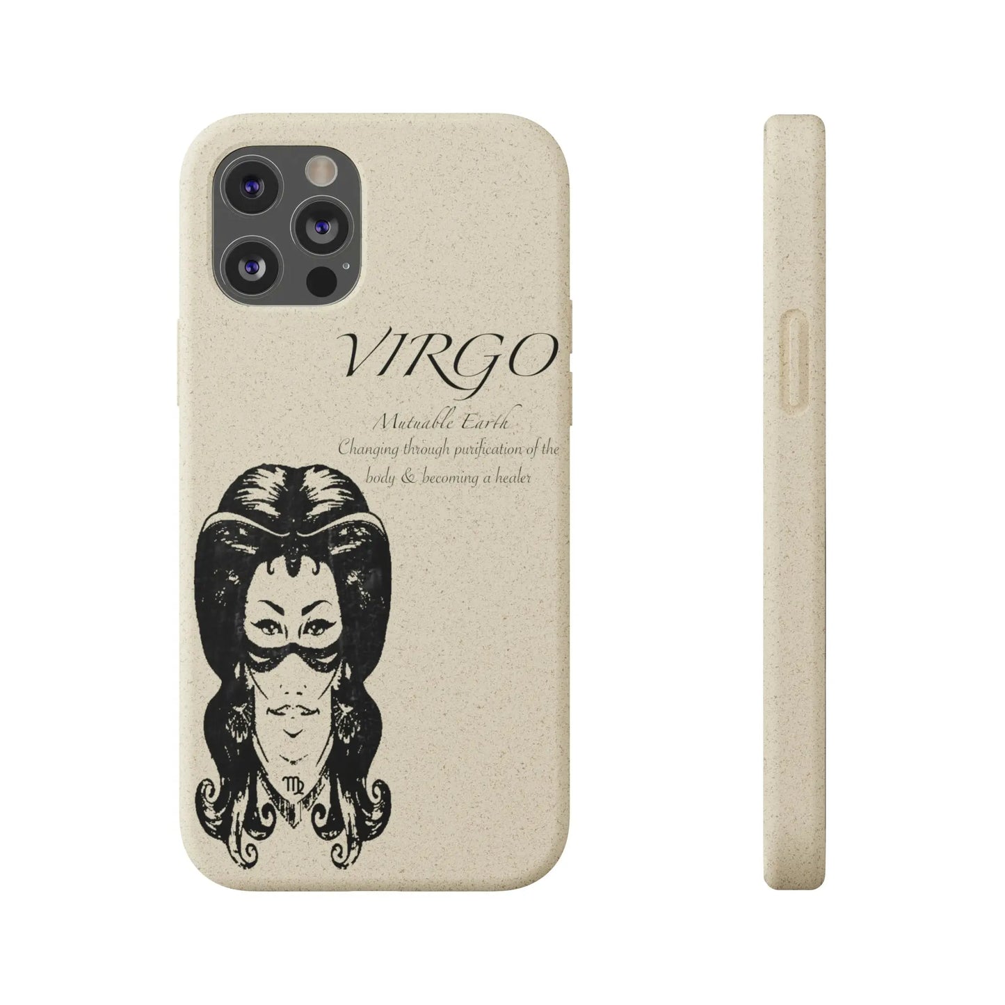 Virgo Zodiac Biodegradable Phone Case Printify