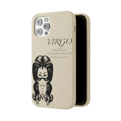 Virgo Zodiac Biodegradable Phone Case Printify