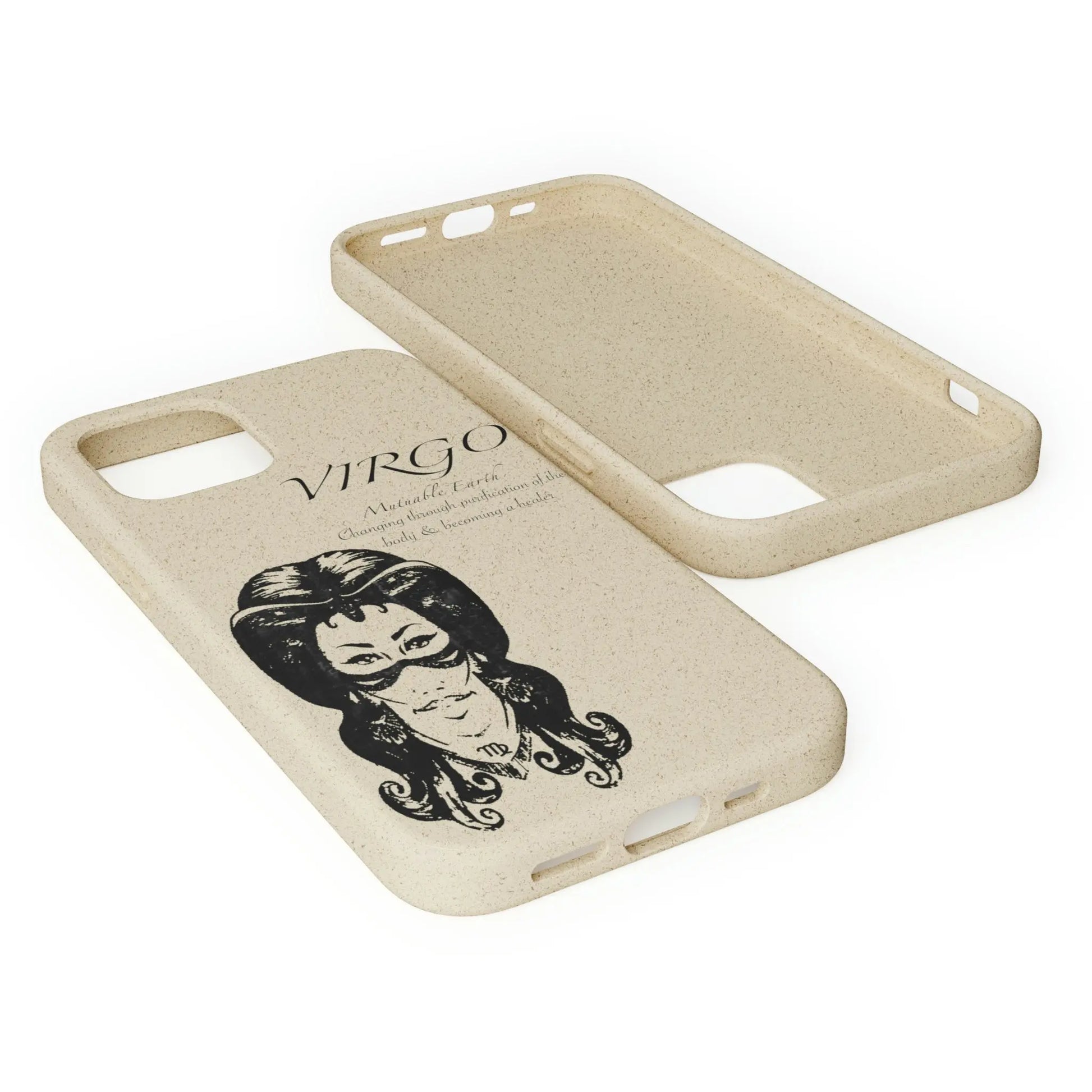 Virgo Zodiac Biodegradable Phone Case Printify