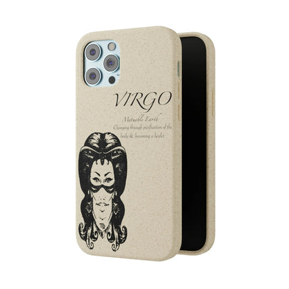 Virgo Zodiac Biodegradable Phone Case Printify