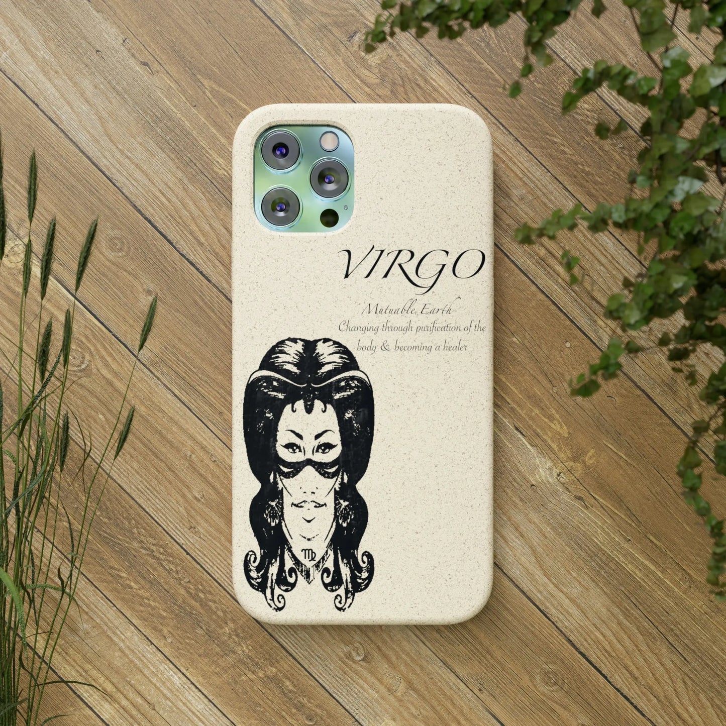 Virgo Zodiac Biodegradable Phone Case Printify