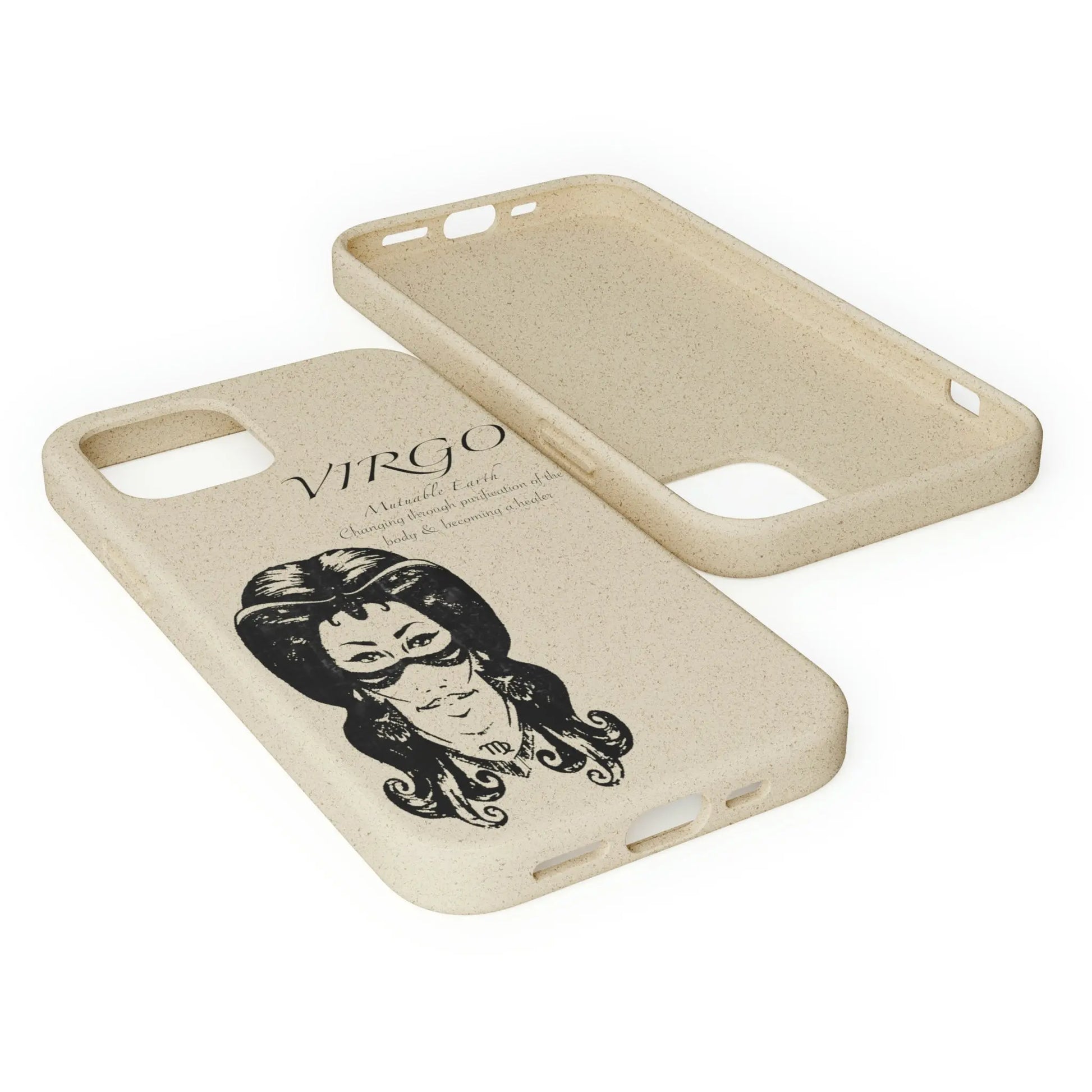 Virgo Zodiac Biodegradable Phone Case Printify