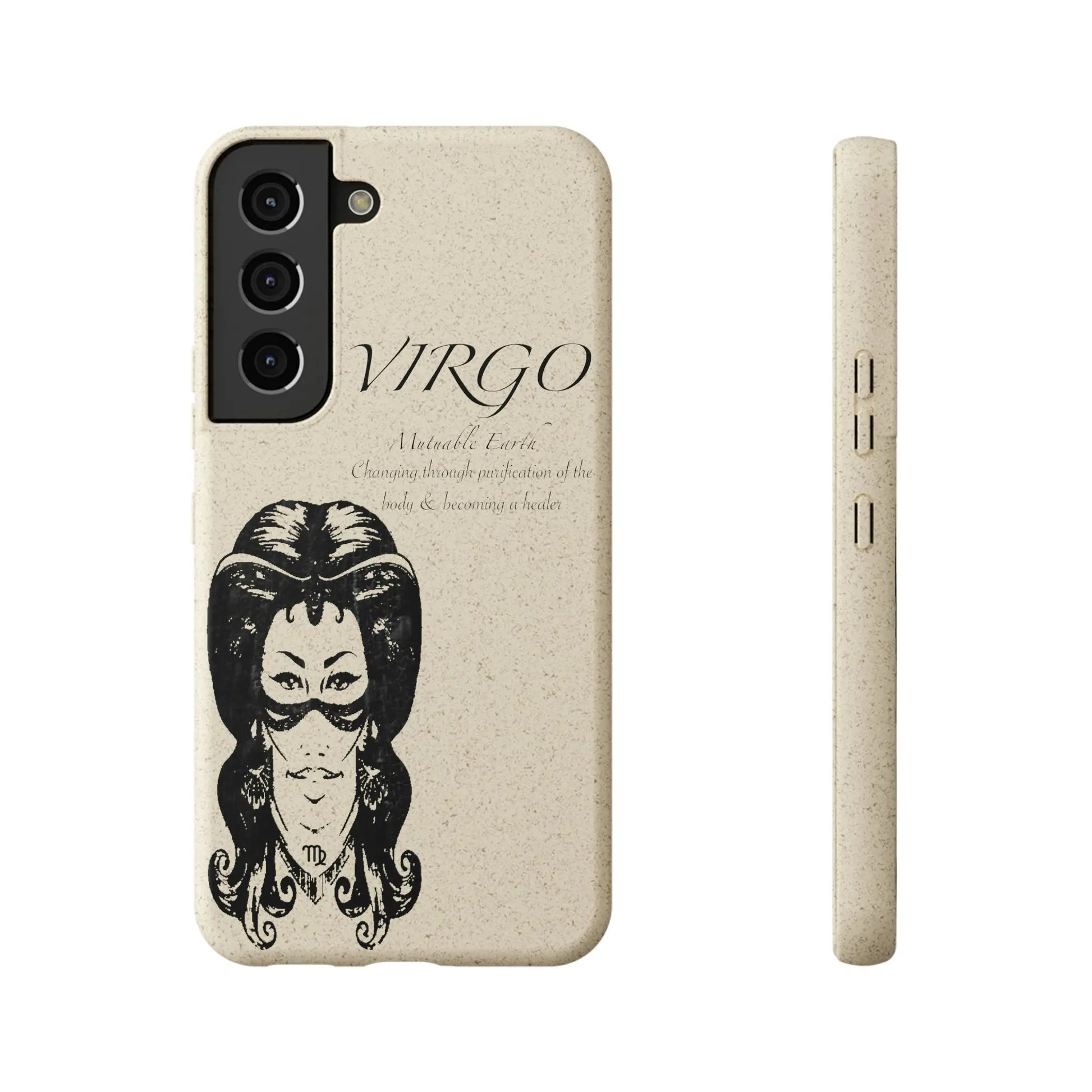 Virgo Zodiac Biodegradable Phone Case Printify