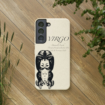 Virgo Zodiac Biodegradable Phone Case Printify