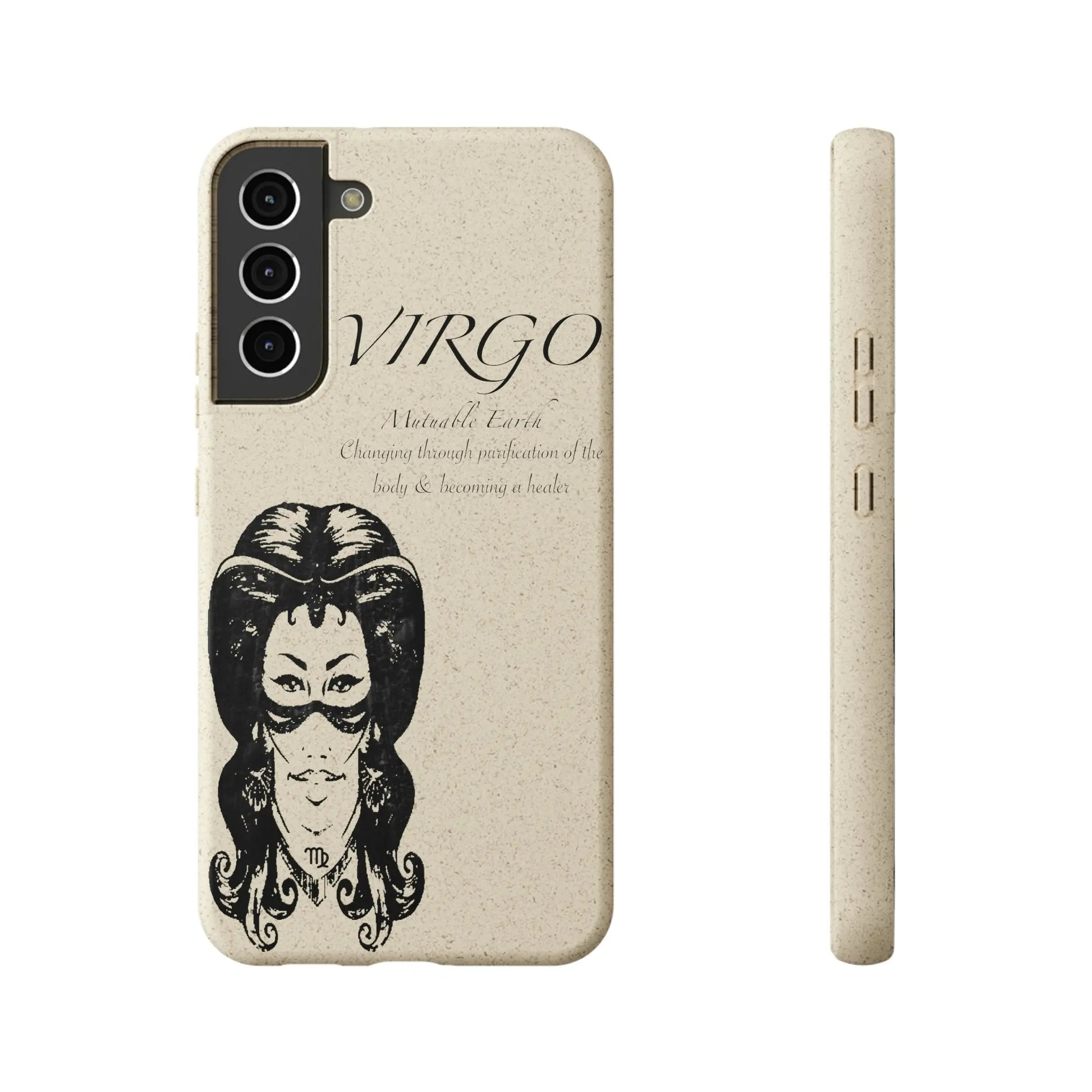 Virgo Zodiac Biodegradable Phone Case Printify