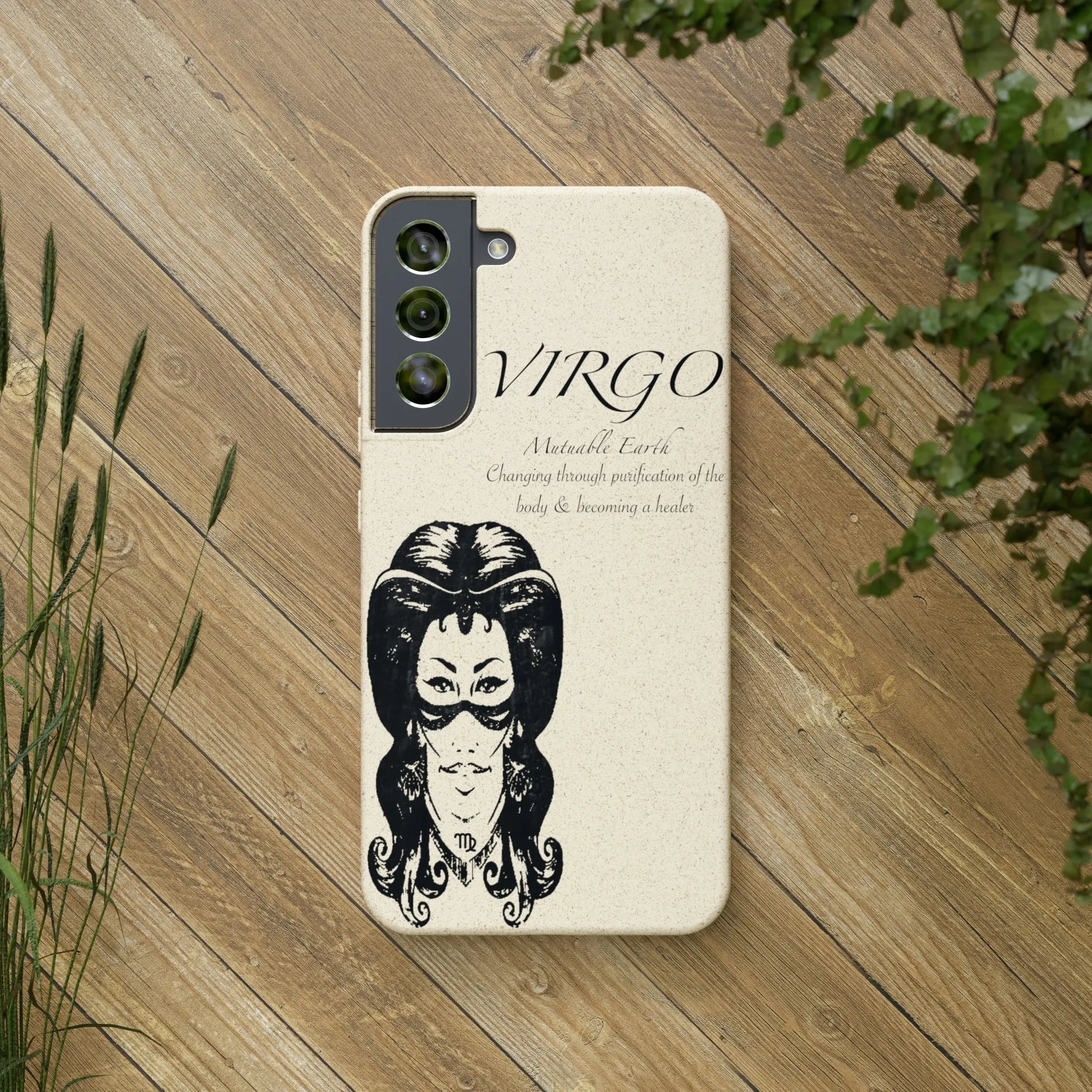 Virgo Zodiac Biodegradable Phone Case Printify