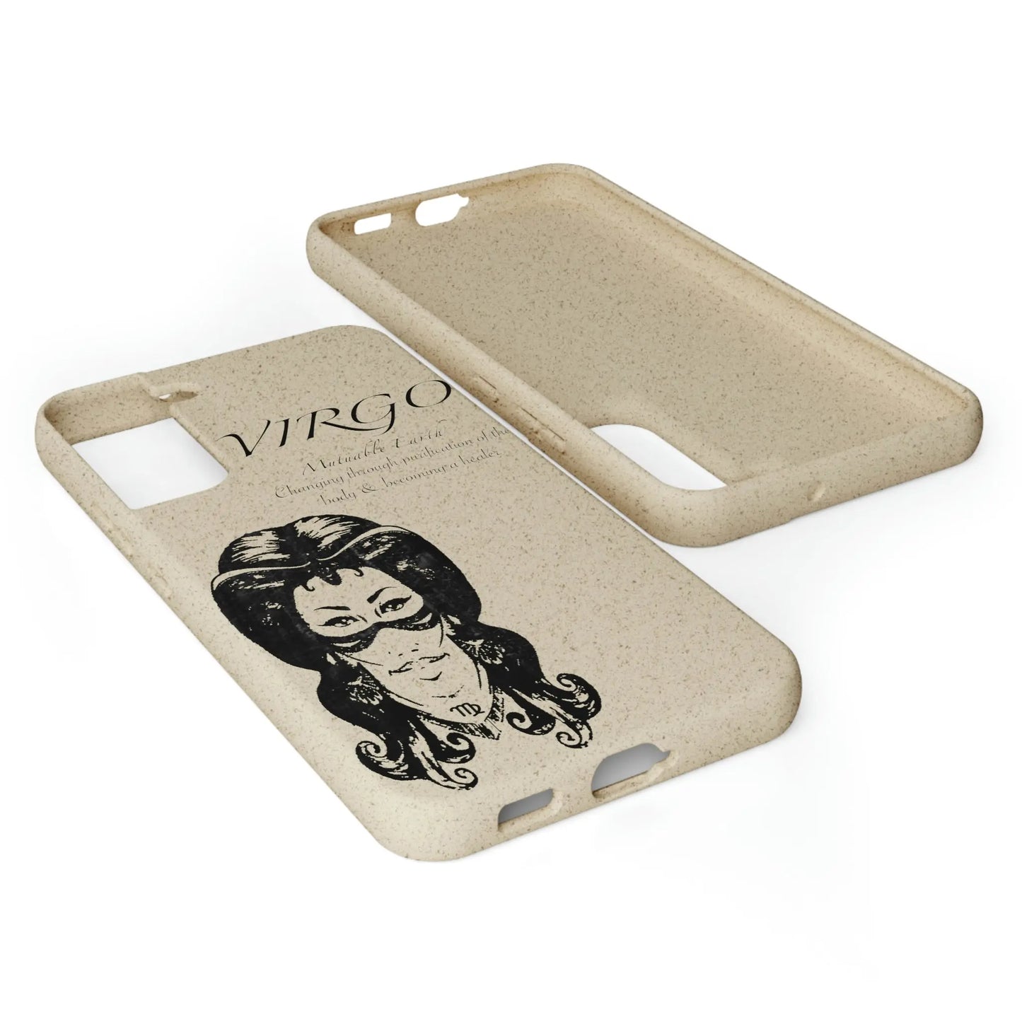 Virgo Zodiac Biodegradable Phone Case Printify