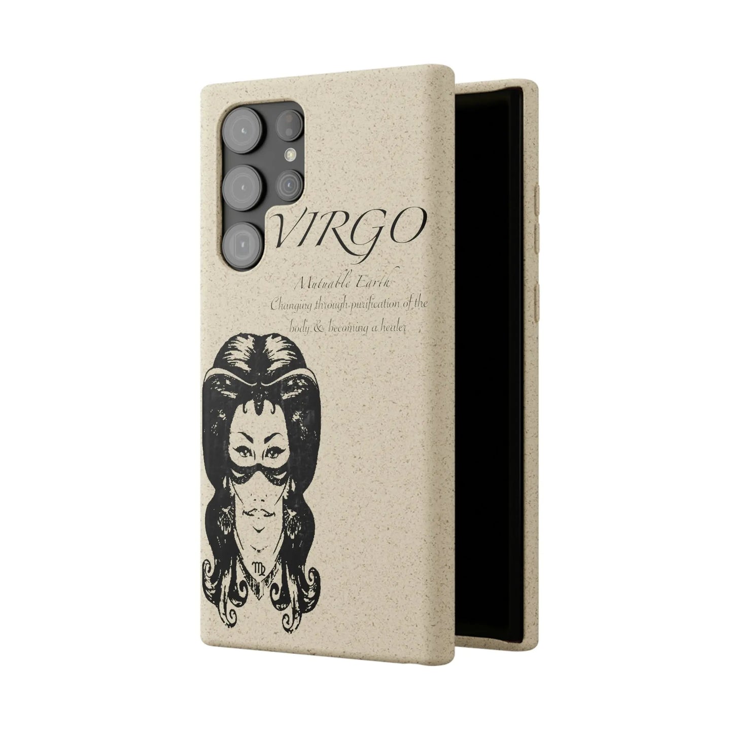 Virgo Zodiac Biodegradable Phone Case Printify