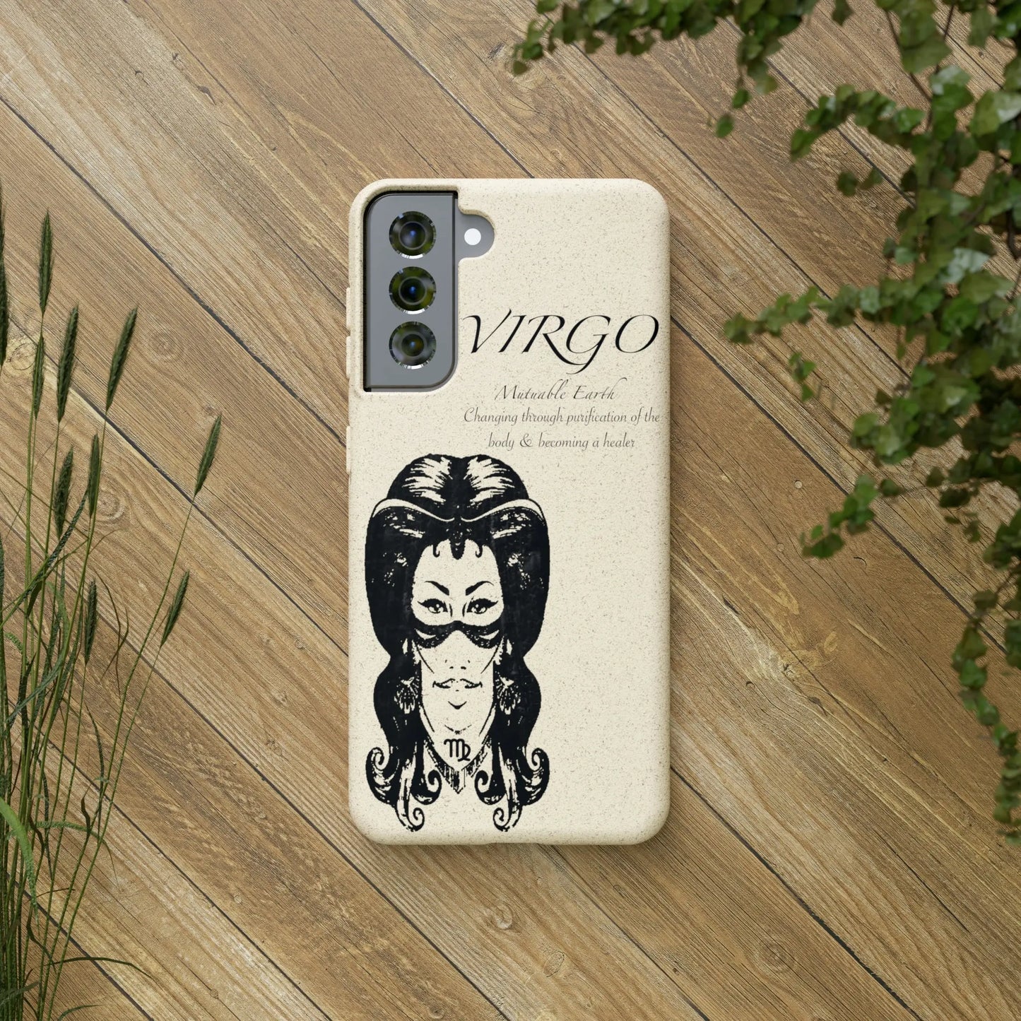 Virgo Zodiac Biodegradable Phone Case Printify