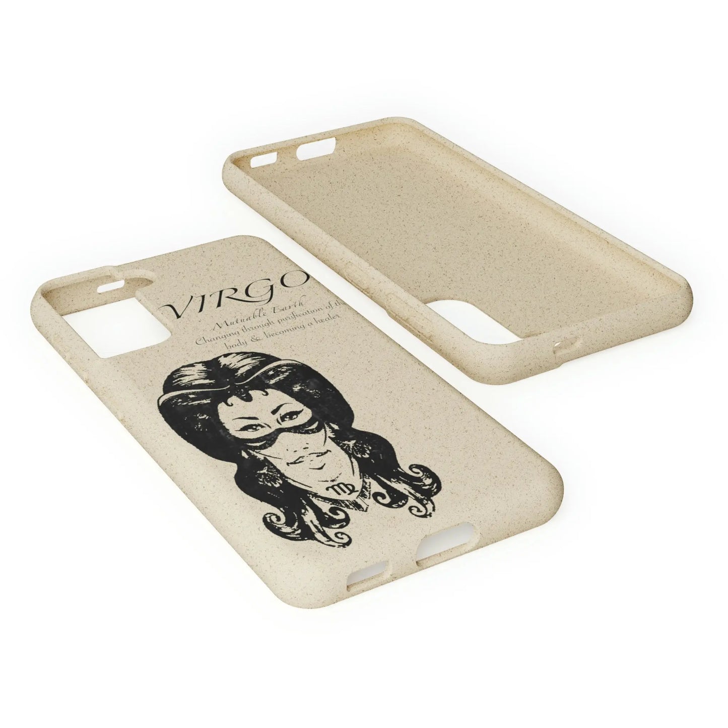 Virgo Zodiac Biodegradable Phone Case Printify