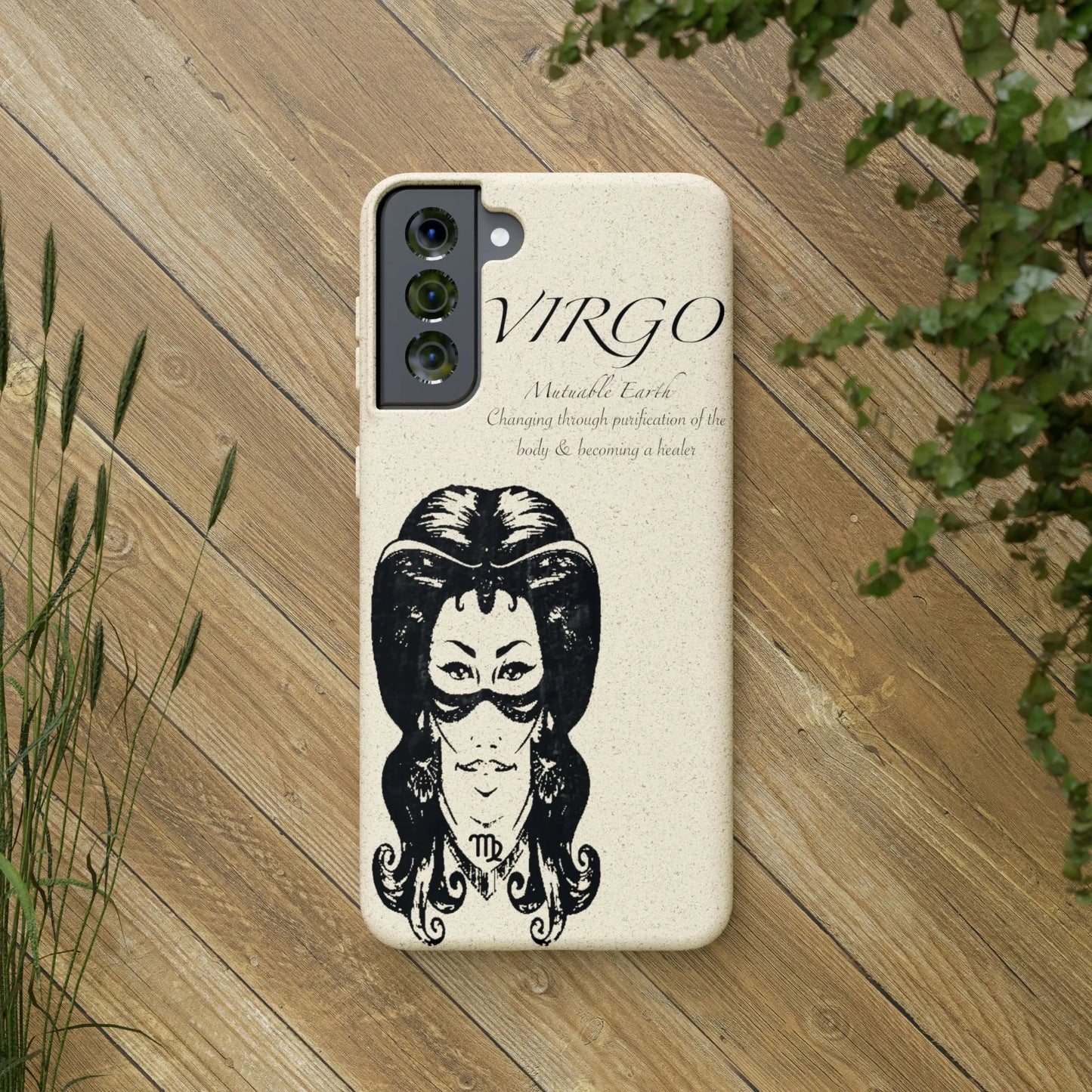 Virgo Zodiac Biodegradable Phone Case Printify