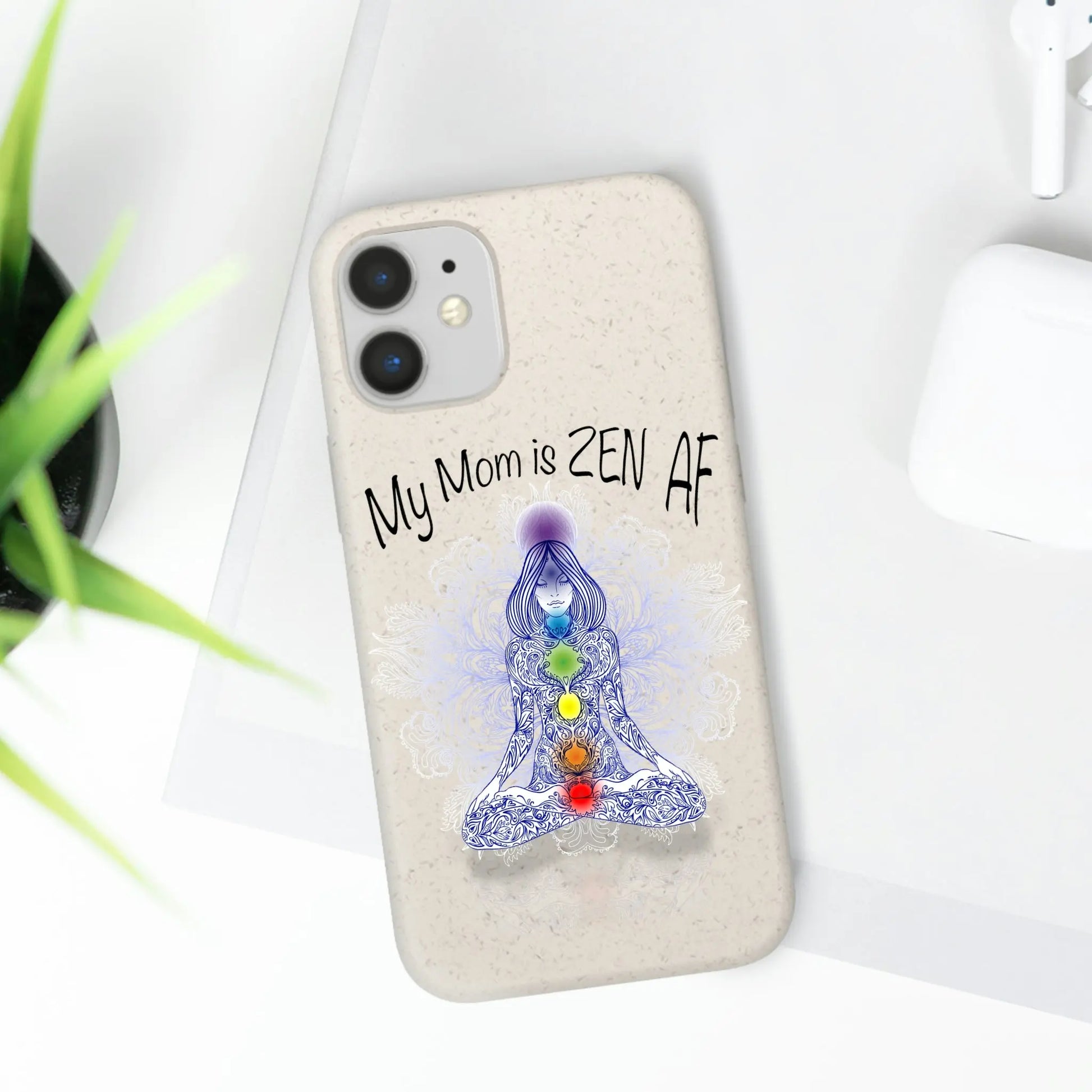 Zen Mom Biodegradable Phone Case Printify