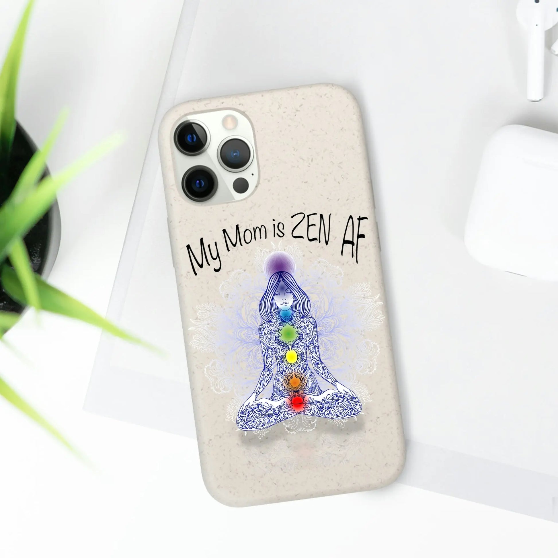 Zen Mom Biodegradable Phone Case Printify