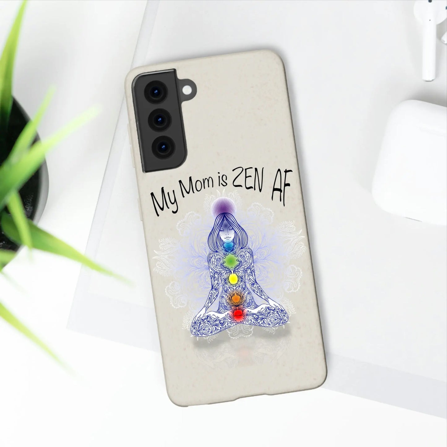 Zen Mom Biodegradable Phone Case Printify