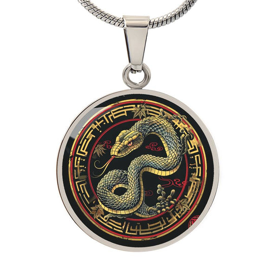 Snake Chinese Zodiac Necklace ShineOn Fulfillment