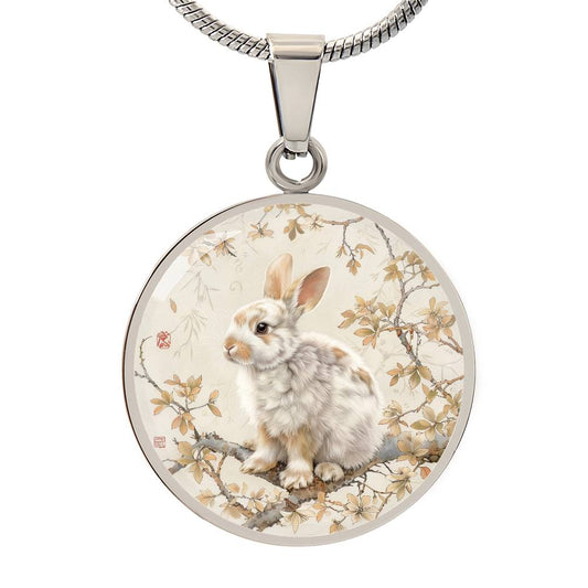 Rabbit Chinese Zodiac Necklace ShineOn Fulfillment