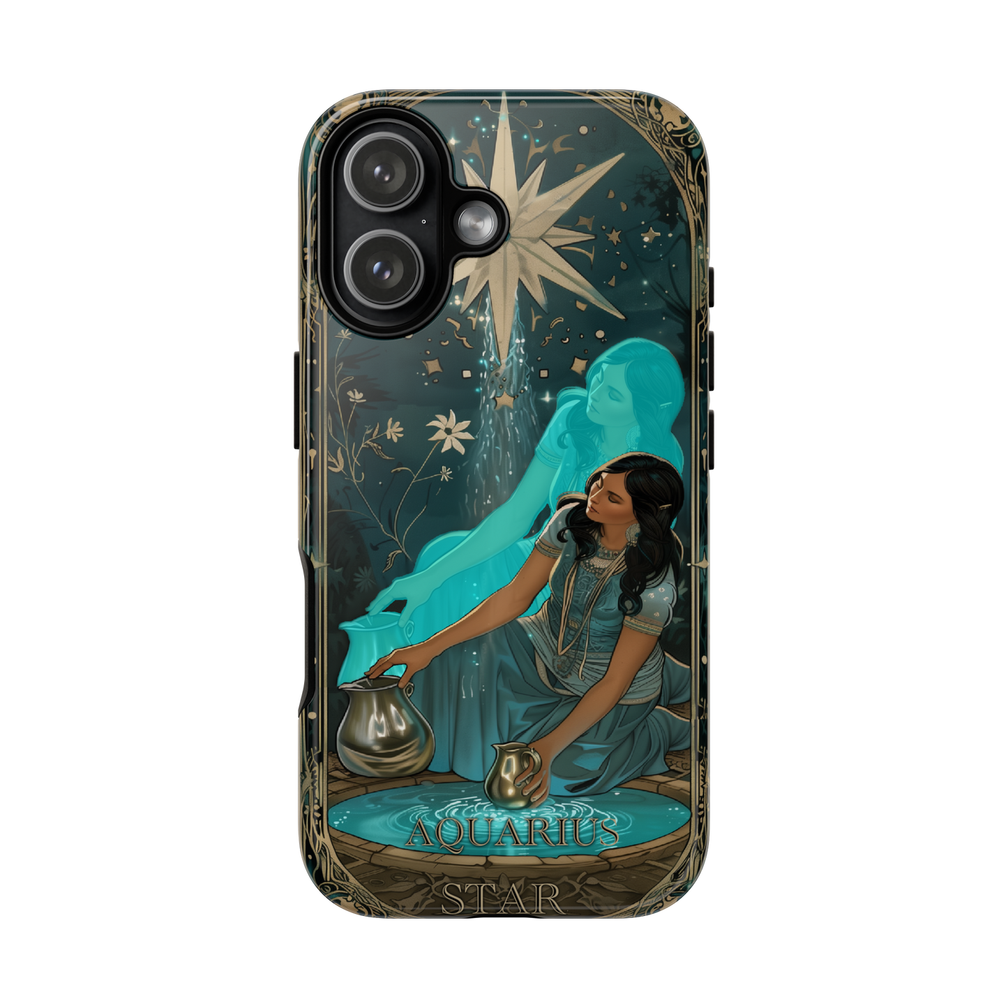 Aquarius "The Star" Tarot Card Phone Case iPhone 17