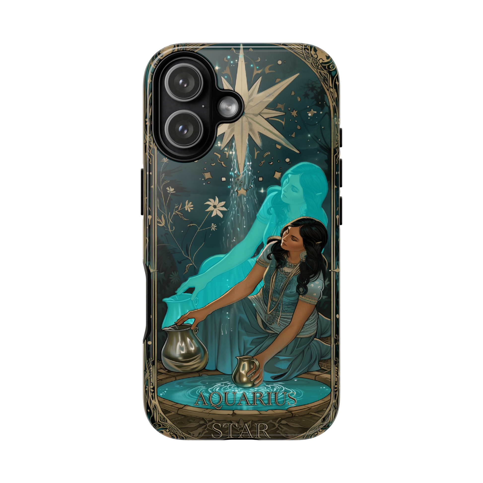 Aquarius "The Star" Tarot Card Phone Case iPhone 17