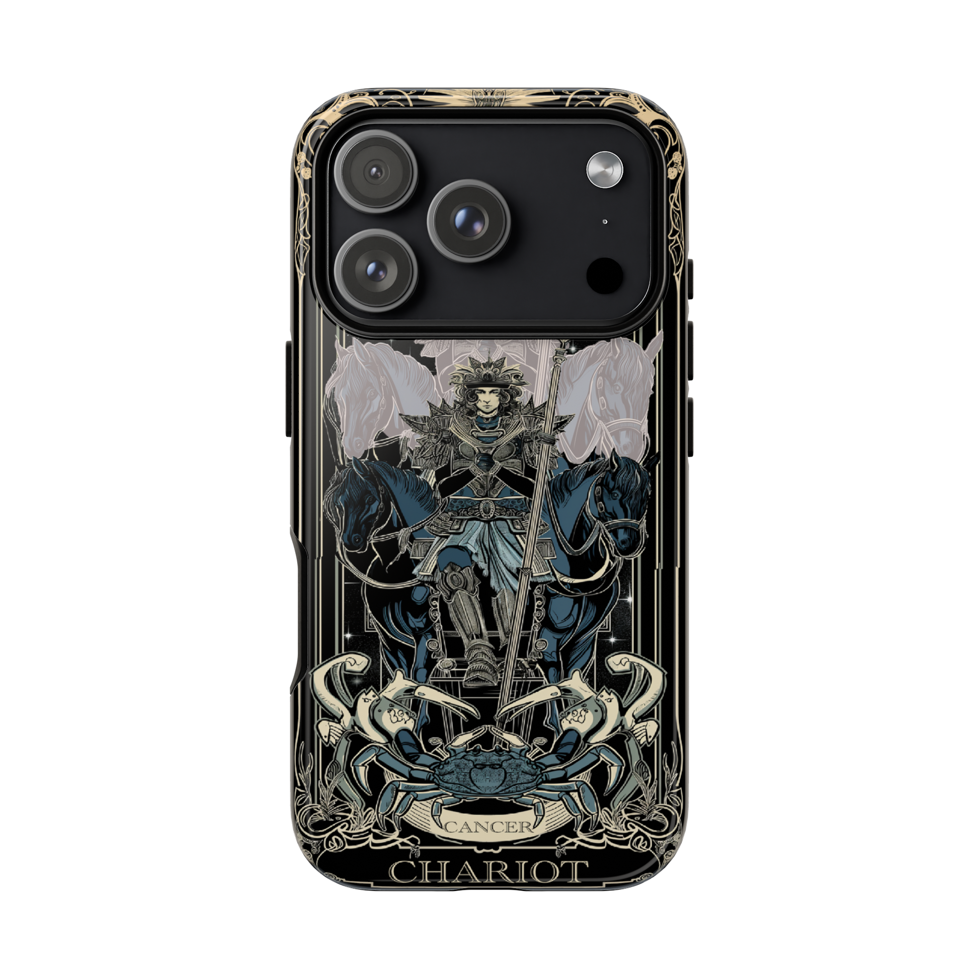 Cancer "The Chariot" Tarot Card Phone Case iPhone 17 Pro