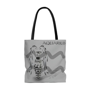 Aquarius Zodiac Tote Bag Printify