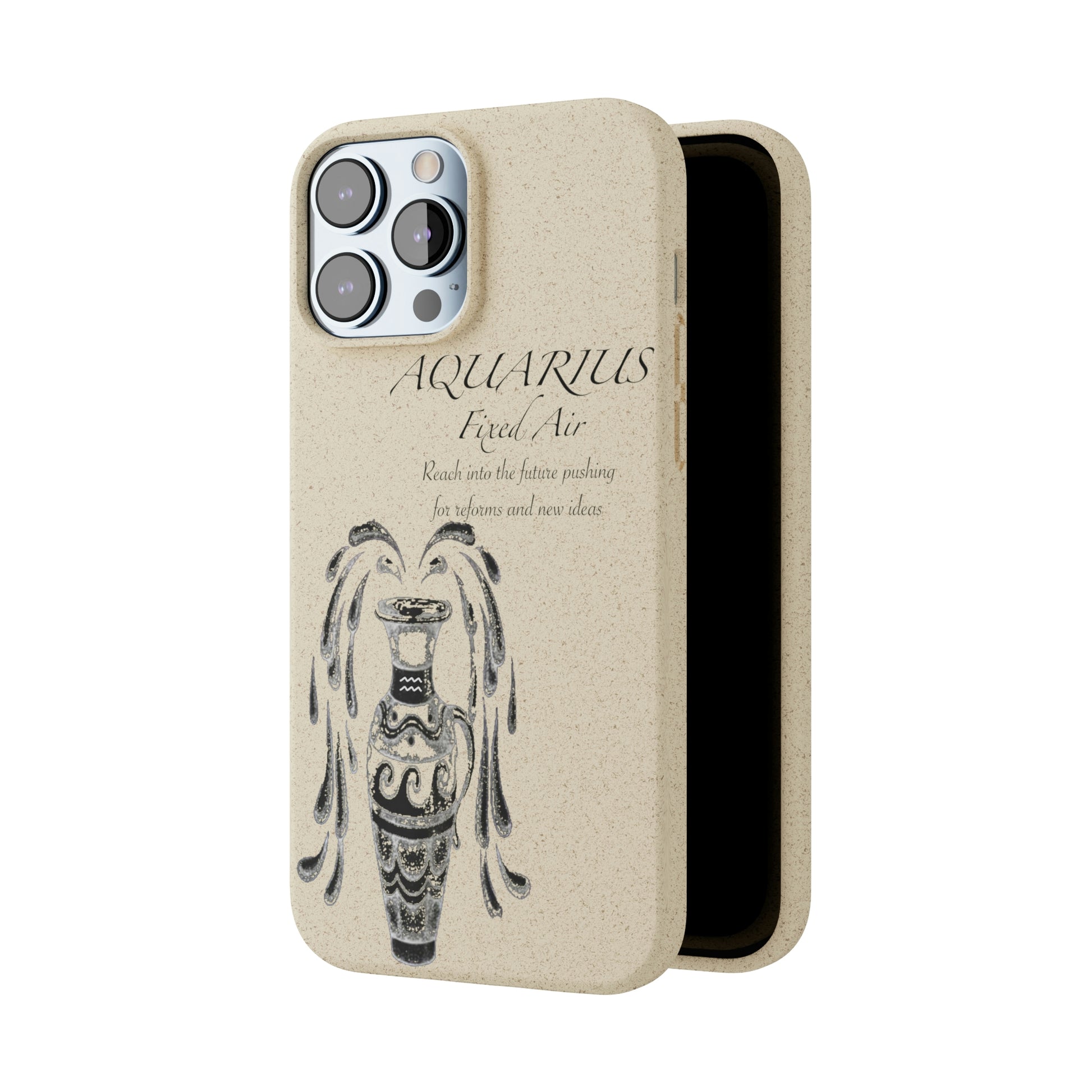 Aquarius Zodiac Biodegradable Phone Case Printify