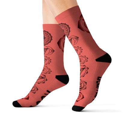 Root Chakra Socks Printify
