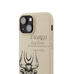 Taurus Zodiac Biodegradable Phone Case Printify