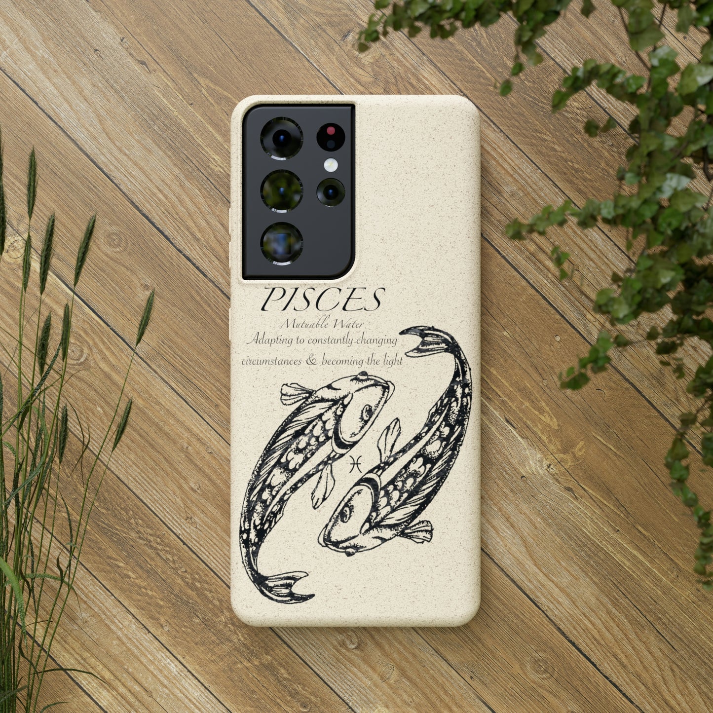 Pisces Zodiac Biodegradable Phone Case Printify
