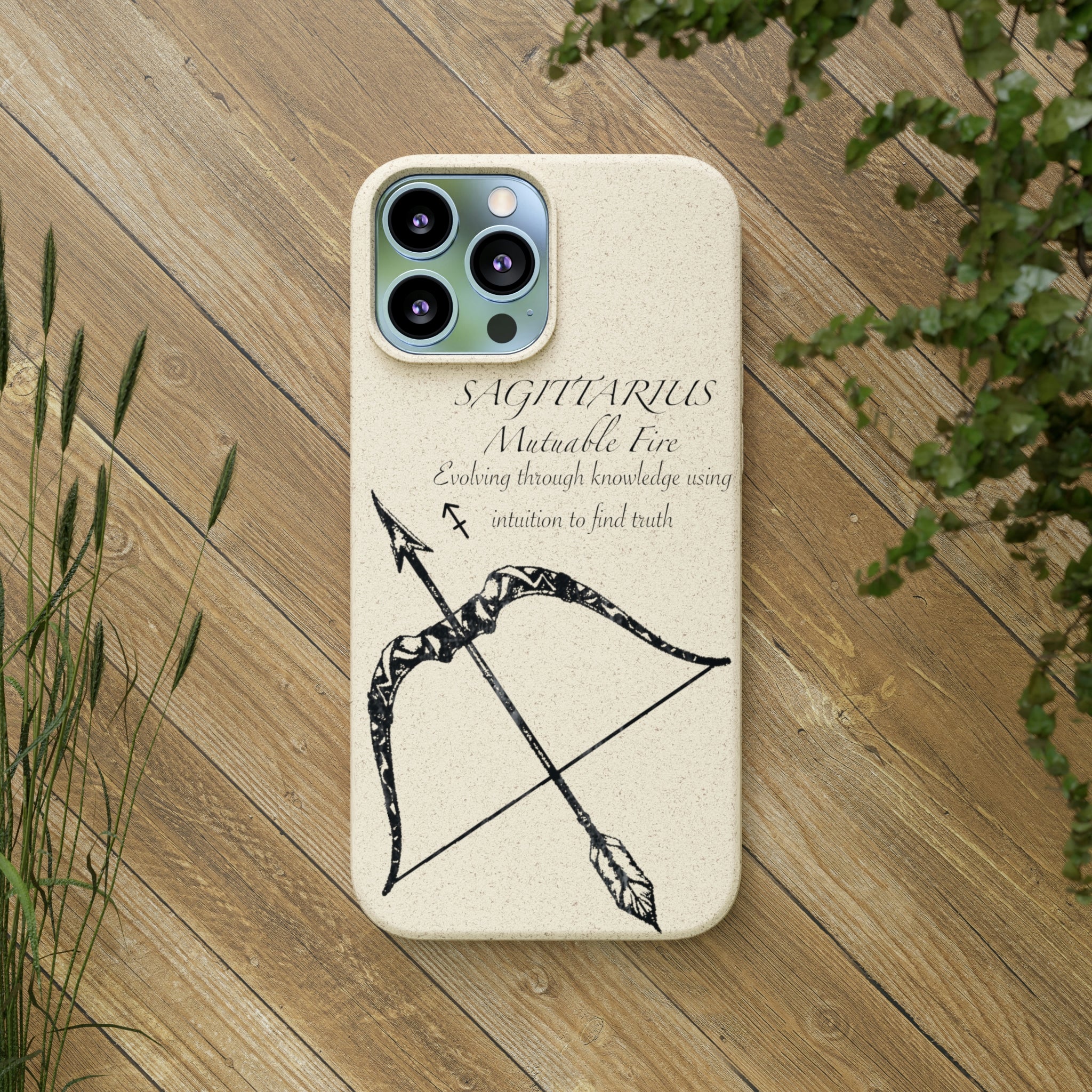 Sagittarius Zodiac Biodegradable Phone Case Printify