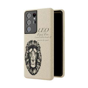 Leo Zodiac Biodegradable Phone Case Printify