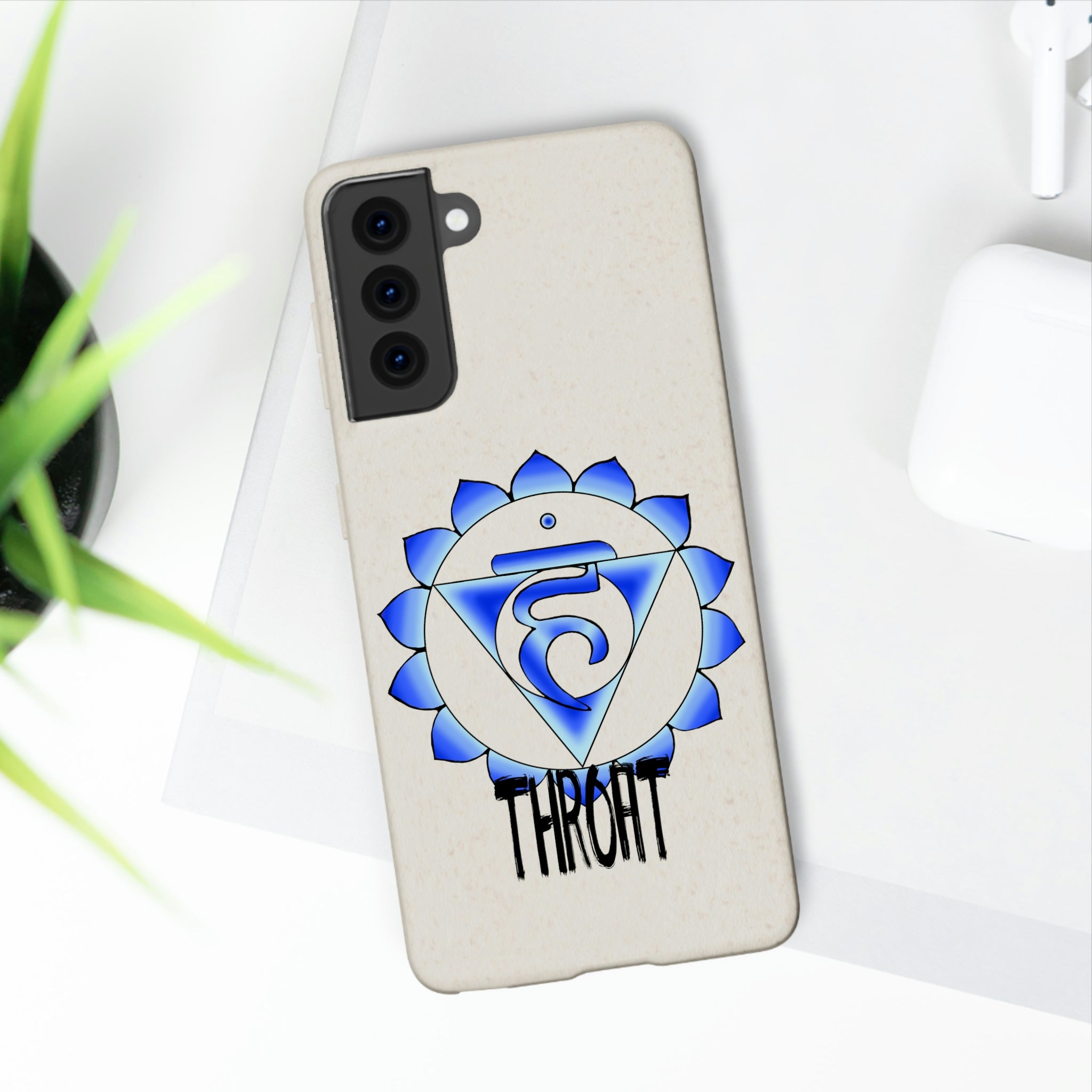 Throat Chakra Biodegradable Phone Case Printify