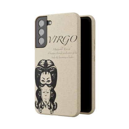 Virgo Zodiac Biodegradable Phone Case Printify