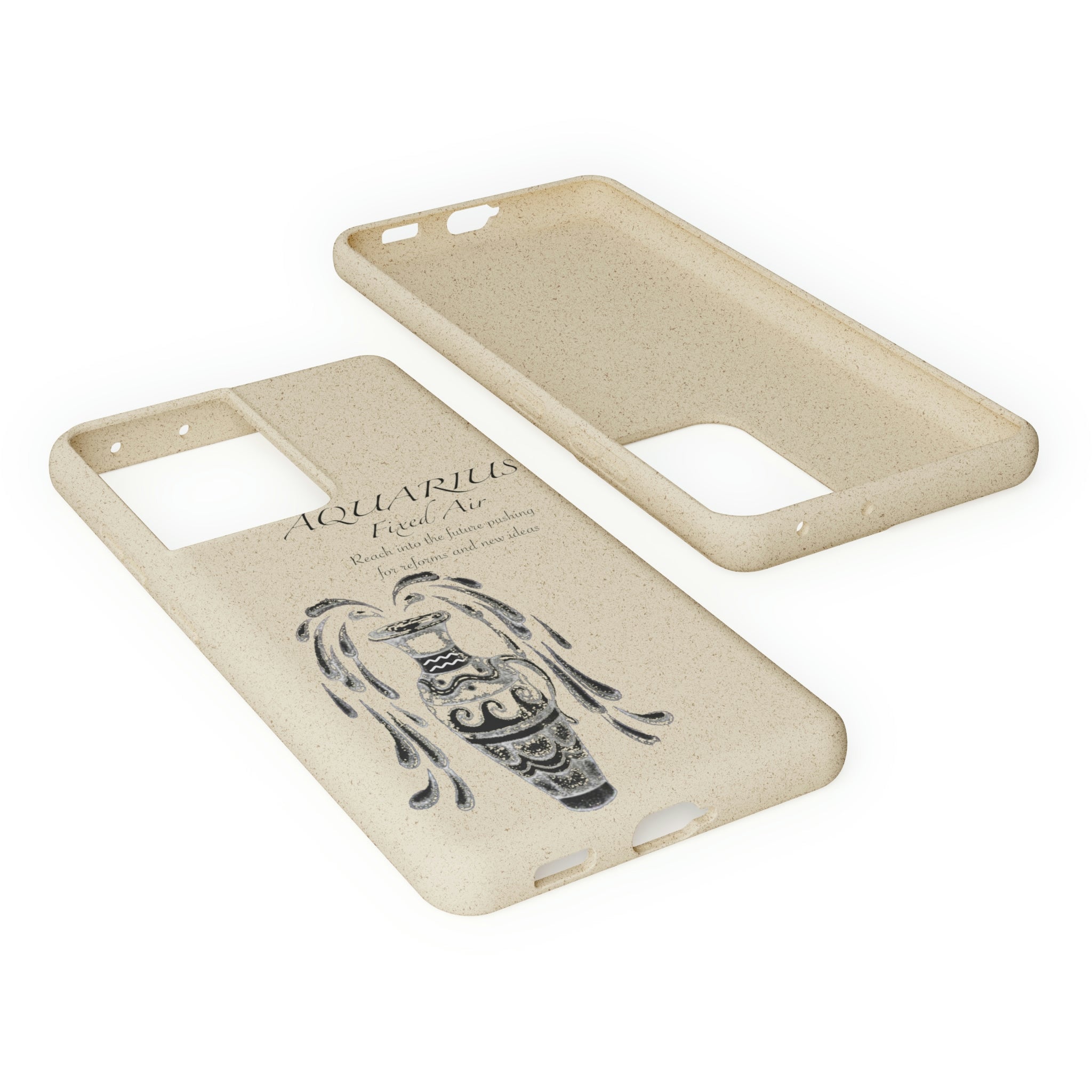 Aquarius Zodiac Biodegradable Phone Case Printify