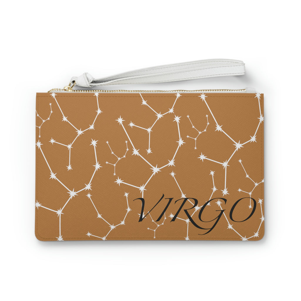 Virgo Vegan Leather Clutch Purse Printify