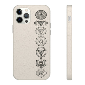 7 Chakras Biodegradable Phone Case Printify