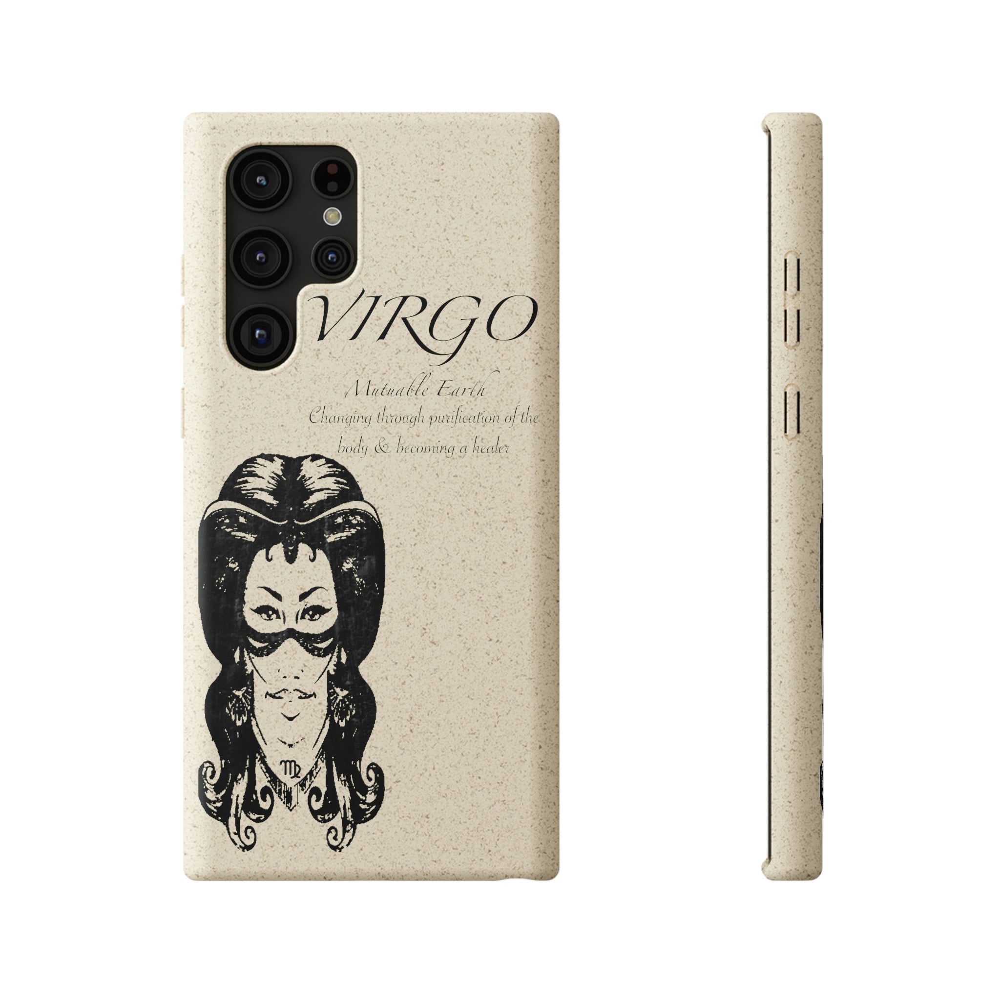 Virgo Zodiac Biodegradable Phone Case Printify