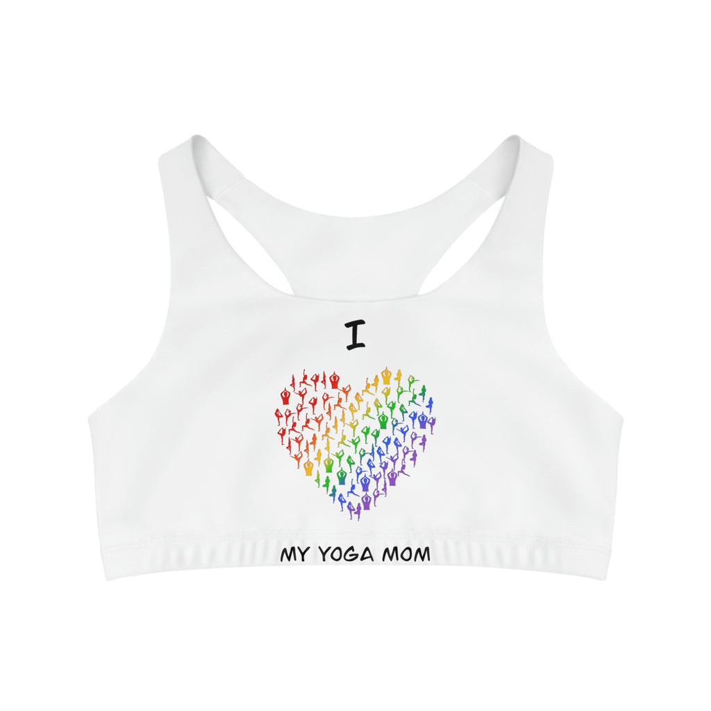I love my Yoga Mom Sports Bra Printify