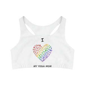 I love my Yoga Mom Sports Bra Printify