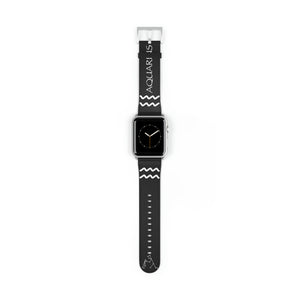 Aquarius Zodiac Apple Watch Band - Yin Printify