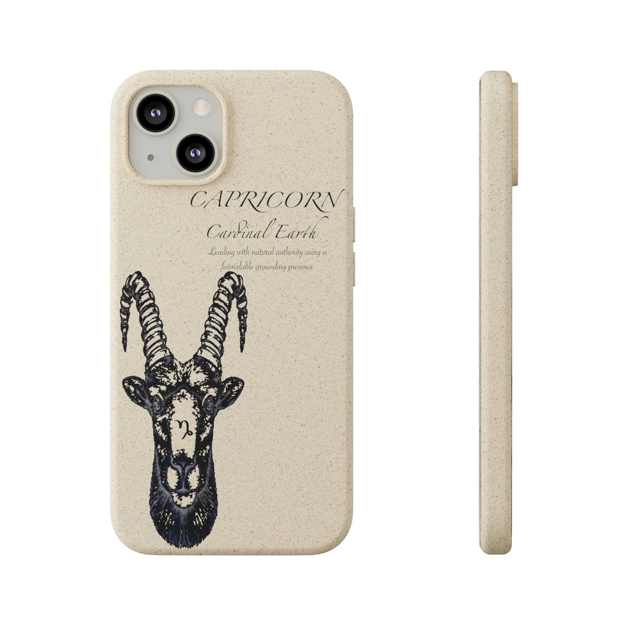 Capricorn Zodiac Biodegradable Phone Case Printify