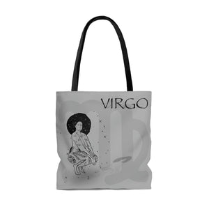 Virgo Zodiac African Queen Tote Bag Printify