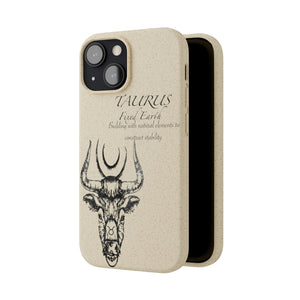 Taurus Zodiac Biodegradable Phone Case Printify