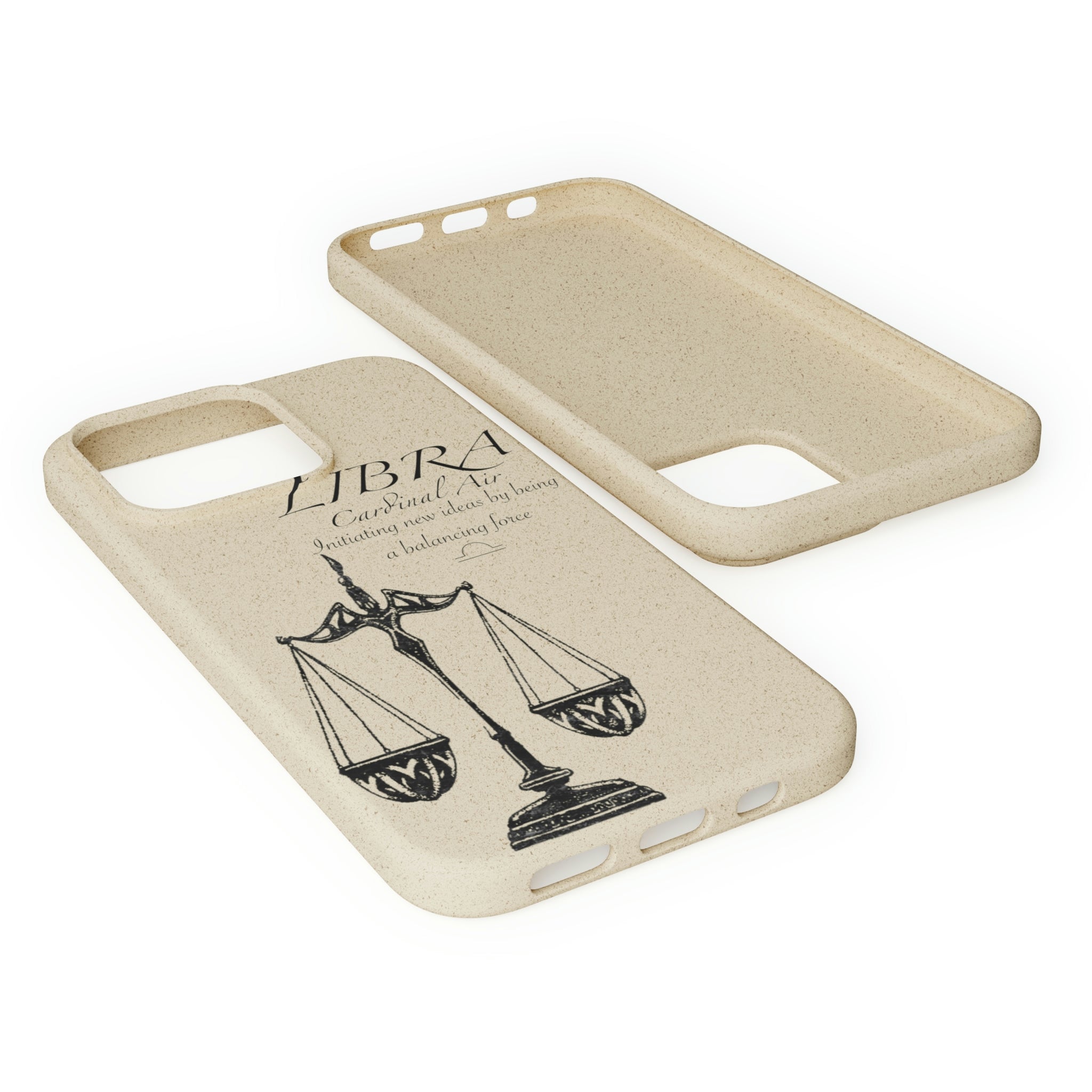 Libra Zodiac Biodegradable Phone Case Printify